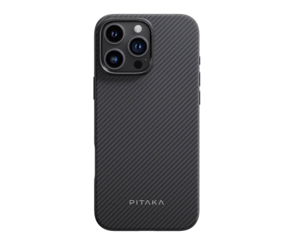Etui / obudowa na smartfona PITAKA Military-Grade Protective Case Black/Grey Twill  iPhone 16 P